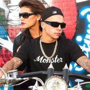 😎Mad Dog Dark Black Narrow Bandana Sunglasses NEW